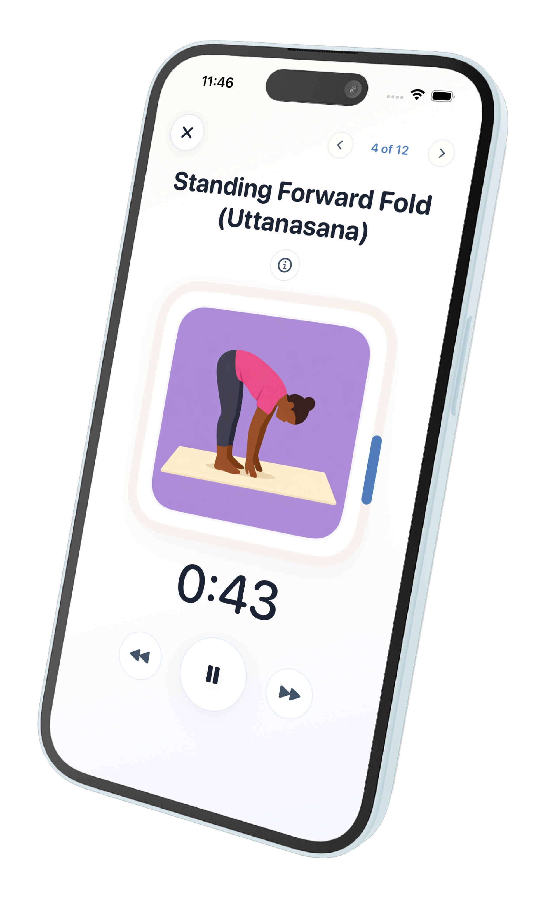 Body Fix app showing home screen and active stretch timer on two iPhones
